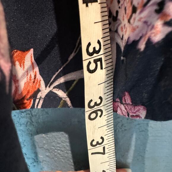 Xhiliration size small floral sundress Cutouts Pretty Cottage Boho Mini Micro - Picture 6 of 9